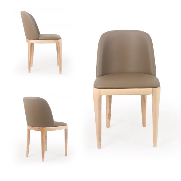 다모아2체어ㅣ가죽 목재 카페 디자인 인테리어의자 피카소가구ㅣP8528ㅣAJ583피카소가구