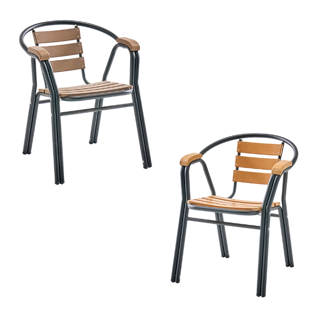 모코(알루미늄) 026체어ㅣ아웃도어가구 야외용의자 목재 원목 수지목재 의자 정원 카페 까페 커피숍 테라스 의자 야외의자 피카소가구ㅣP0248ㅣEC303피카소가구