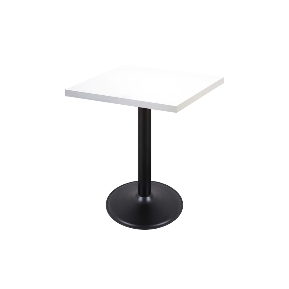 LPM 화이트테이블-사각 원반다리 | 주문제작 카페테이블 업소용테이블 목재테이블 식탁테이블  | P9508 | GD388피카소가구