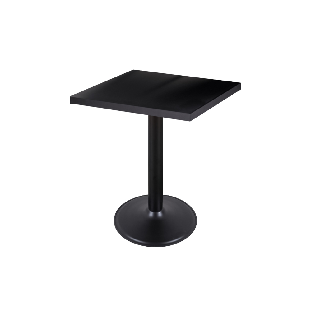LPM 블랙테이블-사각 원반다리 | 주문제작 카페테이블 업소용테이블 목재테이블 식탁테이블  | P9509 | GD389피카소가구